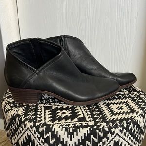 Black Leather LUCKY BRAND Booties